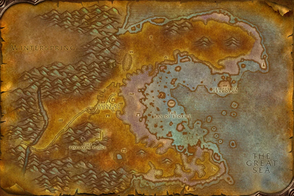 Azshara world map art
