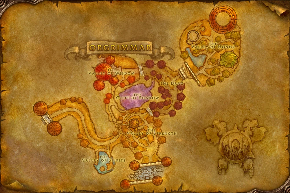 Orgrimmar world map art