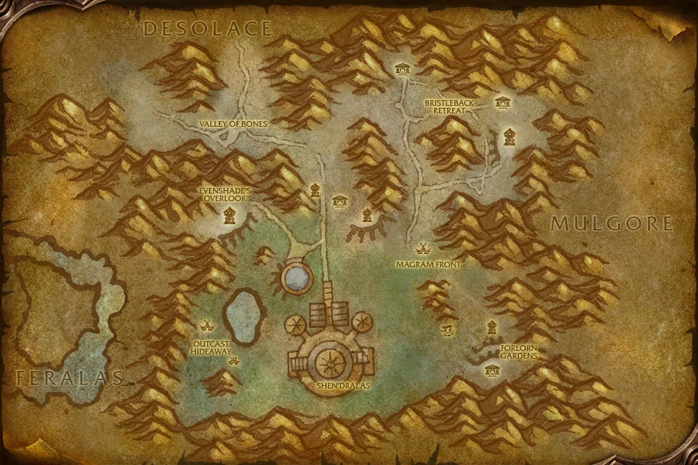 Shen'dralas world map art