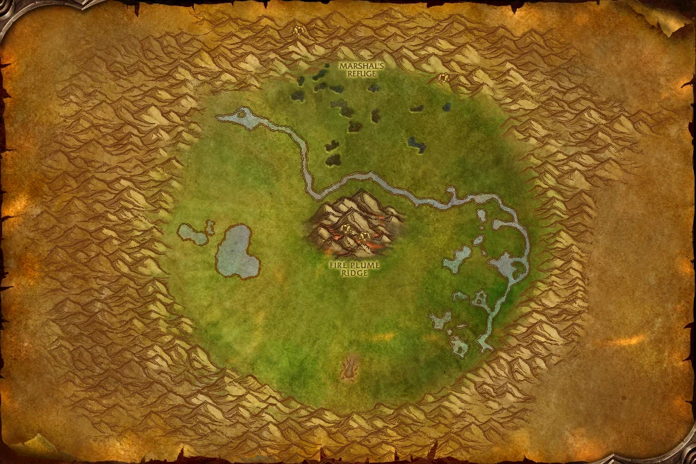 Un'Goro Crater world map art