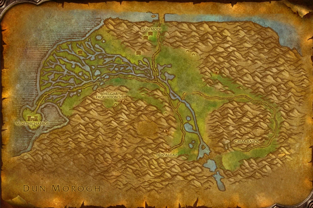 Wetlands world map art