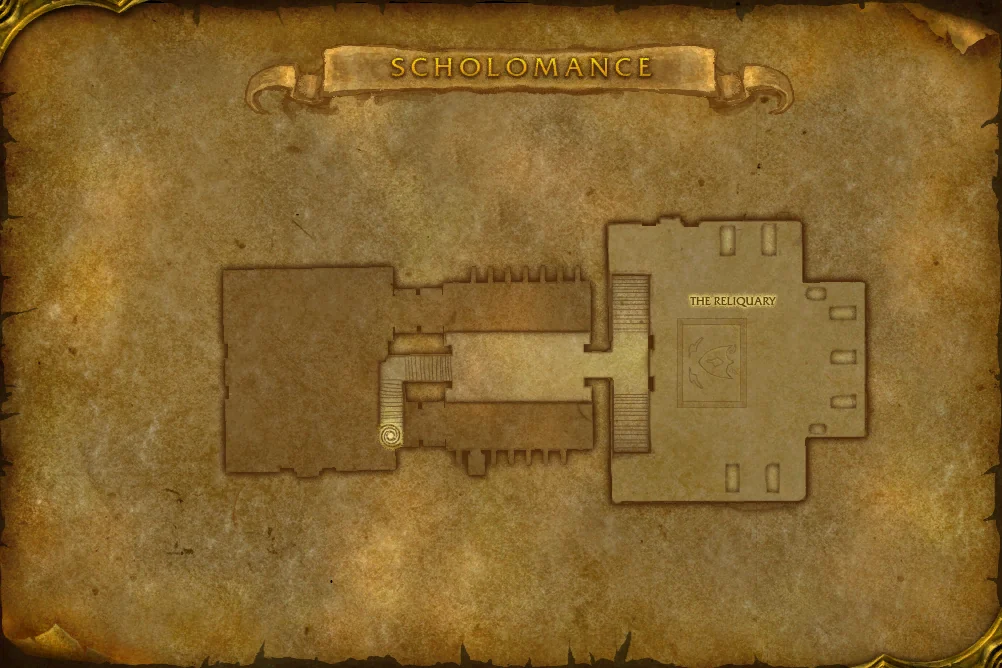 Scholomance interior terrain map