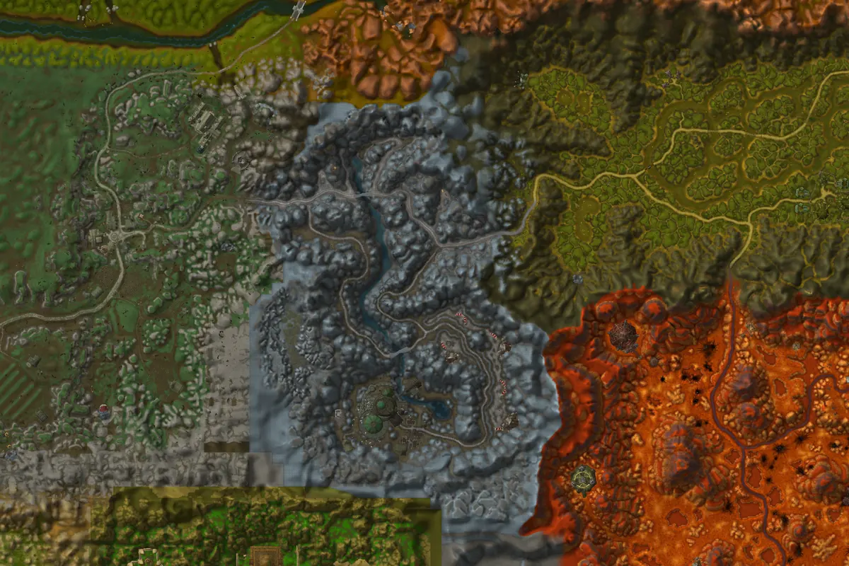 Deadwind Pass interior terrain map
