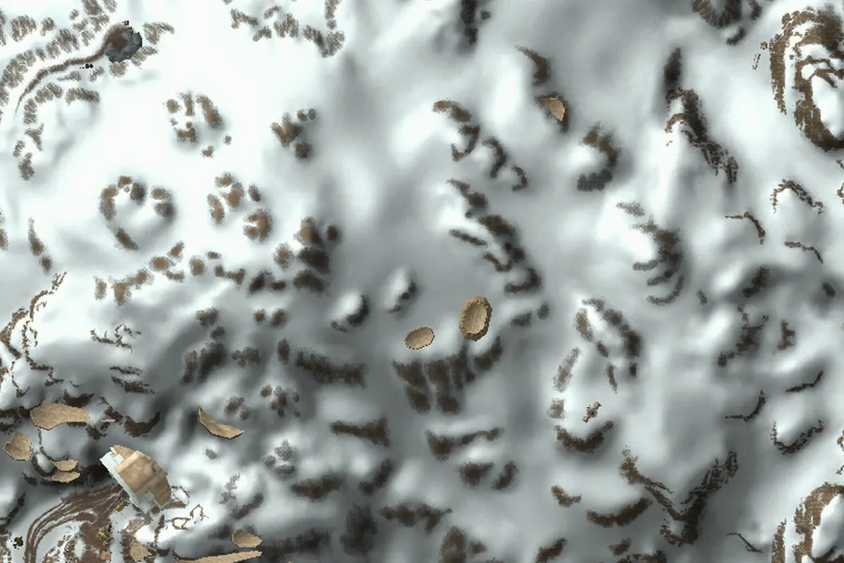 Ironforge interior terrain map