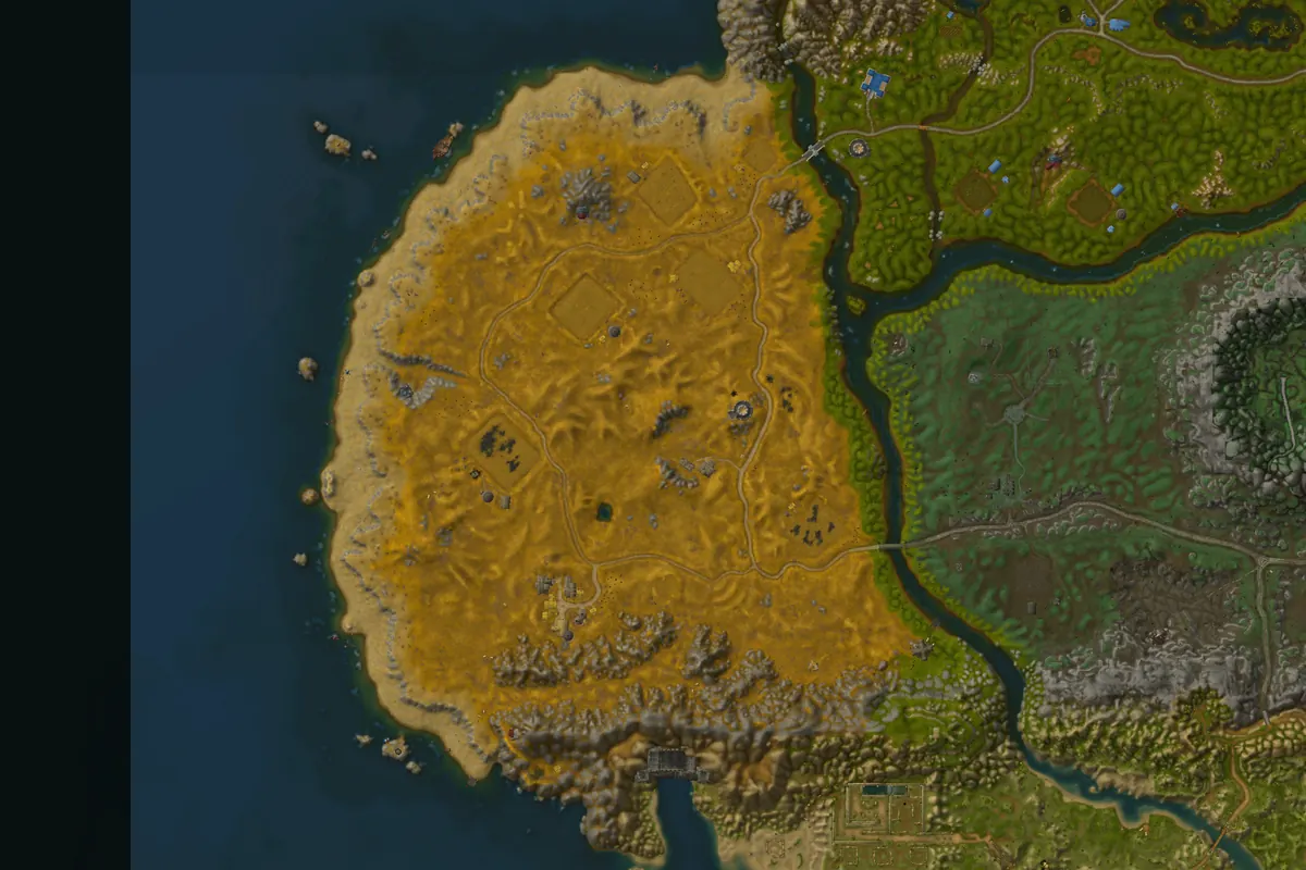 Westfall interior terrain map