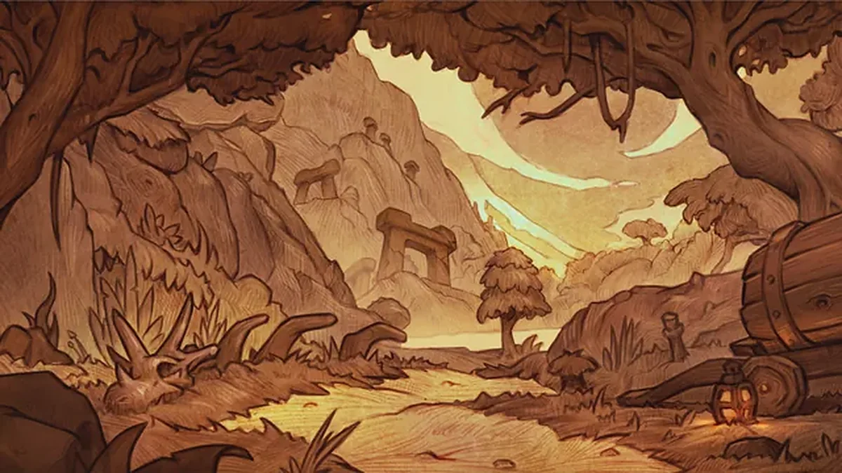 Loading screen art for Excavation Site: Wetlands, the new WoW Forever dungeon